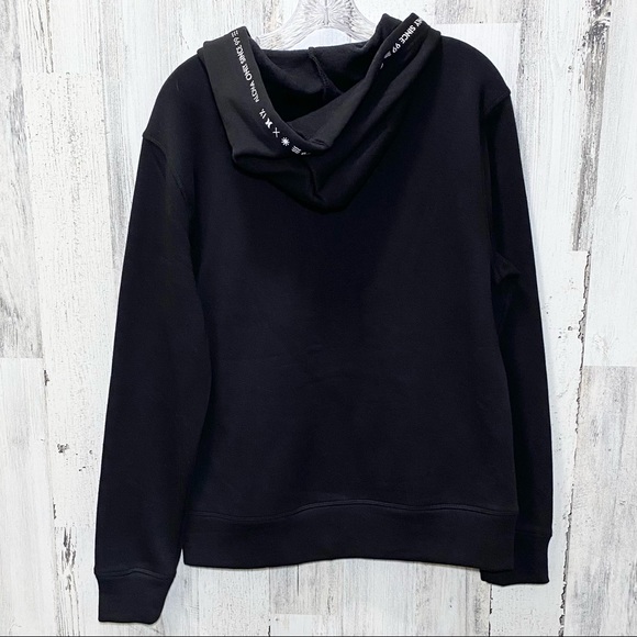 Hurley Palm Tree Logo Black Fleeced Lined Zip Up Hoodie NWT - Picture 11 of 14